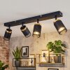 Fenik ceiling light black, 4-light sources