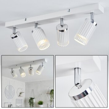 Fenik ceiling light white, 4-light sources