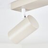 Javel ceiling light sand-coloured, 3-light sources