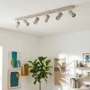 Javel ceiling light sand-coloured, 6-light sources