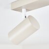 Javel ceiling light sand-coloured, 6-light sources