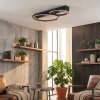 Galor ceiling light LED Wood like finish, black, 1-light source