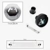 Ripoll ceiling light, globe light clear, Smoke-coloured, 1-light source