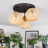 Basto ceiling light, globe light Ecru, 3-light sources