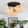 Basto ceiling light, globe light Ecru, 3-light sources