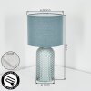 Fonil table lamp blue, 1-light source