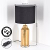 Ralor table lamp gold, 1-light source