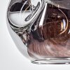 Ripoll hanging light, globe light, pendant light Smoke-coloured, 1-light source