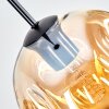 Ripoll hanging light, globe light, pendant light Amber, clear, 1-light source