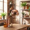 Ripoll hanging light, globe light, pendant light clear, coppery, 1-light source