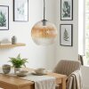 Koyoto hanging light, globe light, pendant light Amber, clear, 1-light source