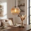Koyoto hanging light, globe light, pendant light Amber, clear, 1-light source