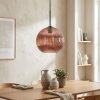 Koyoto hanging light, globe light, pendant light coppery, 1-light source