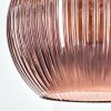Koyoto hanging light, globe light, pendant light coppery, 1-light source