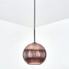 Koyoto hanging light, globe light, pendant light coppery, 1-light source