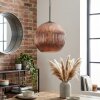 Koyoto hanging light, globe light, pendant light coppery, 1-light source