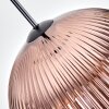 Koyoto hanging light, globe light, pendant light coppery, 1-light source