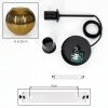 Koyoto hanging light, globe light, pendant light gold, 1-light source