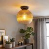 Koyoto ceiling light, globe light 25 cm gold, clear, 1-light source