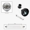 Ripoll ceiling light, globe light chrome, clear, Smoke-coloured, 1-light source
