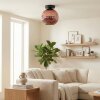 Ripoll ceiling light, globe light coppery, 1-light source