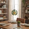 Ripoll hanging light, globe light, pendant light green, 1-light source