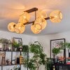Basto ceiling light, globe light Ecru, 8-light sources
