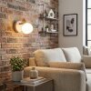 Lumox wall light, wall spotlight beige, black, 1-light source