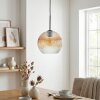 Koyoto hanging light, globe light, pendant light Amber, clear, 1-light source