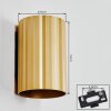 Fonir Up & Down Light, wall light gold, 1-light source