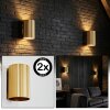 Fonir Up & Down Light, wall light gold, 1-light source
