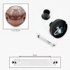 Ripoll ceiling light, globe light clear, coppery, 1-light source