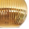 Koyoto ceiling light, globe light 25 cm gold, 1-light source
