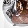Ripoll hanging light, globe light, pendant light Smoke-coloured, 1-light source