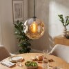 Ripoll hanging light, globe light, pendant light Amber, 1-light source