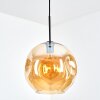 Ripoll hanging light, globe light, pendant light Amber, 1-light source