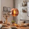 Ripoll hanging light, globe light, pendant light coppery, 1-light source