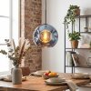 Ripoll hanging light, globe light, pendant light blue, 1-light source