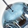 Ripoll hanging light, globe light, pendant light blue, 1-light source