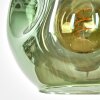 Ripoll hanging light, globe light, pendant light green, 1-light source