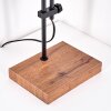 Gaven Banker lamp, desk lamp, table lamp Wood like finish, black, 1-light source