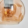Koyoto globe light, wall light Ecru, black, 1-light source