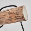 Koyoto globe light, wall light Ecru, black, 1-light source