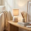 Mirvel table lamp grey, white, 1-light source