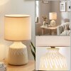 Mirvel table lamp cream, white, 1-light source