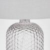 Fonil table lamp smoke coloured, transparent, clear, 1-light source