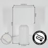 Fonil table lamp transparent, clear, white, 1-light source