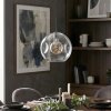 Ripoll hanging light, globe light, pendant light clear, 1-light source