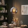 Ripoll hanging light, globe light, pendant light Smoke-coloured, 1-light source
