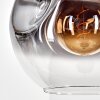 Ripoll hanging light, globe light, pendant light clear, Smoke-coloured, 1-light source